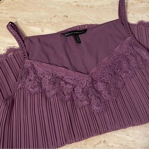 WHBM White House Black Market Purple Camisole